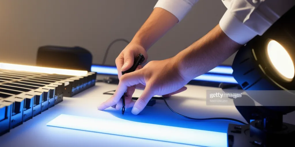 How can the intensity of the light be adjusted?
