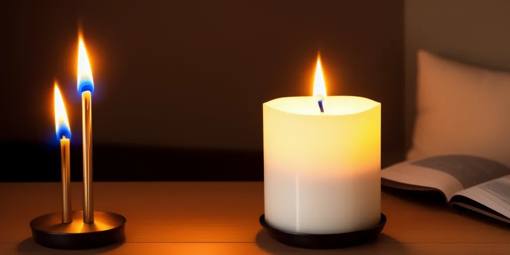 How does air affect candle flames?