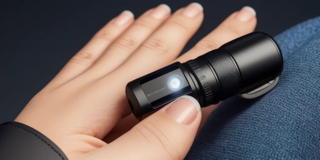 How does a lep flashlight work?