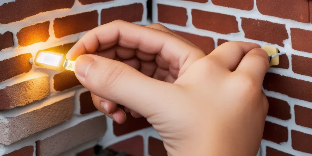 How to attach solar lights to brick wall? Lasting Lights