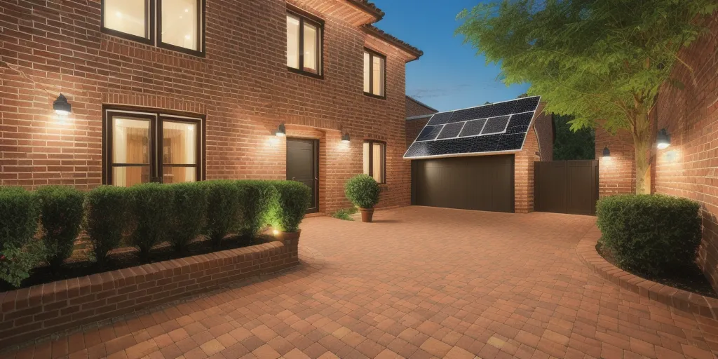 Where is the best location to attach solar lights to a brick wall?