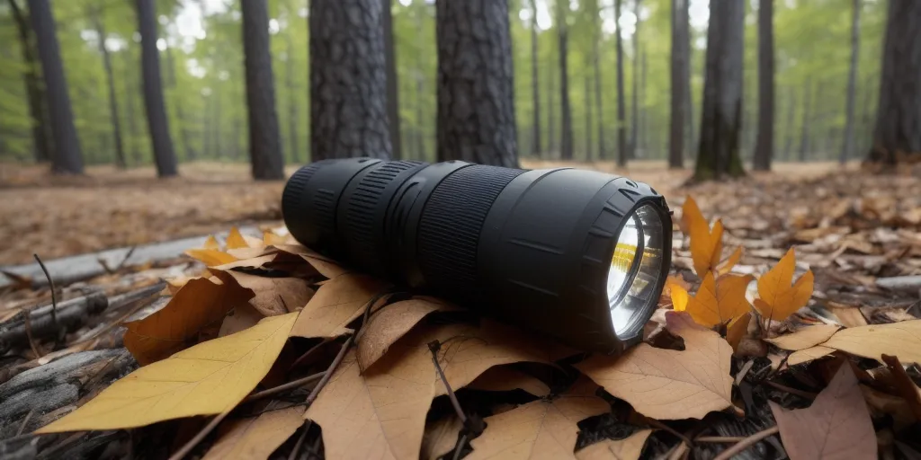 How does a flashlight start a fire?