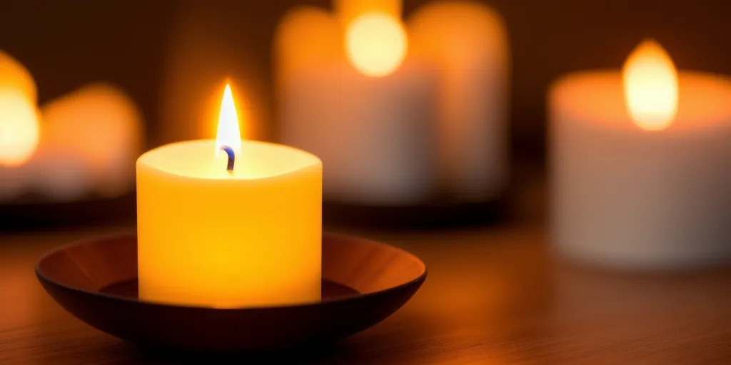 How does a candle wick help regulate the flame?