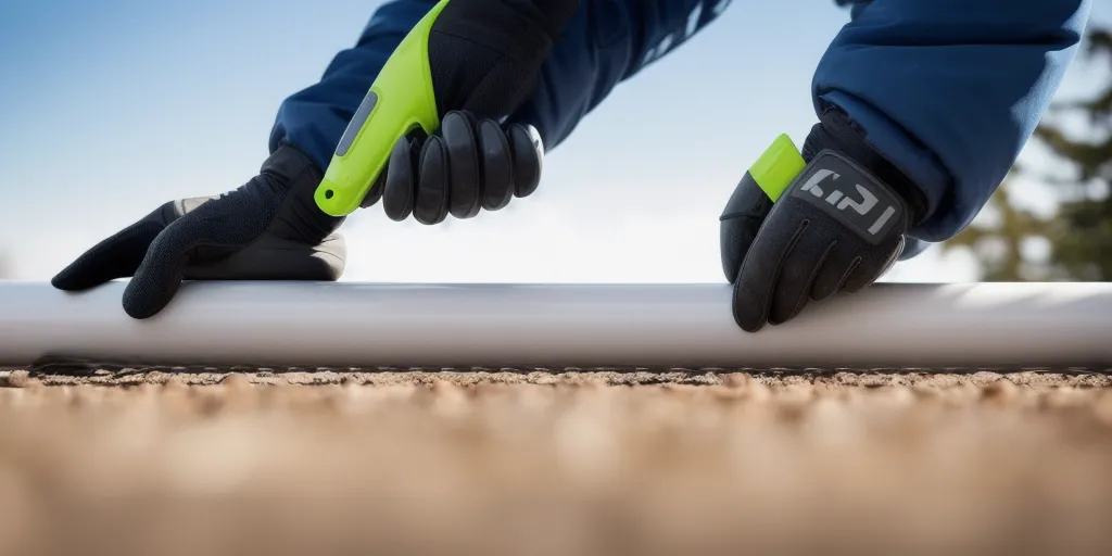 How do you secure the existing stake into the pvc pipe?