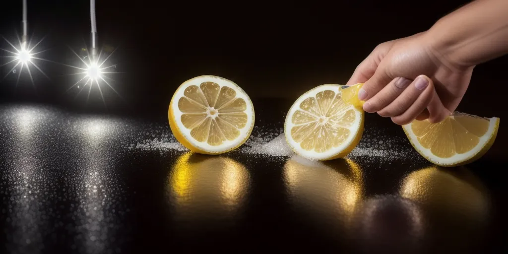 Is it safe to use lemon and salt to clean headlights?