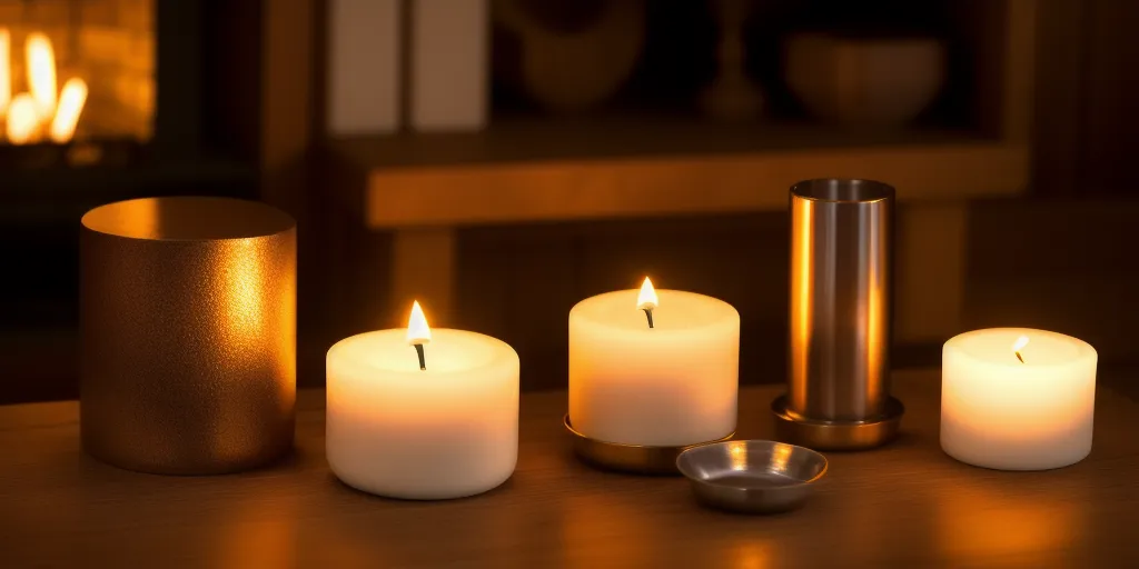 What materials are used to make candle holders?