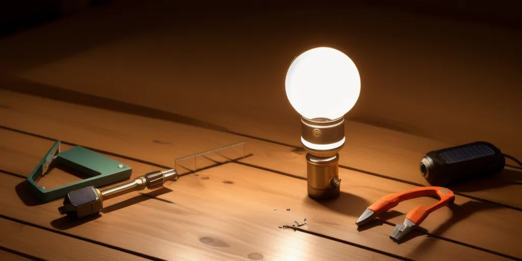 How can i assess the damage of a broken solar light?
