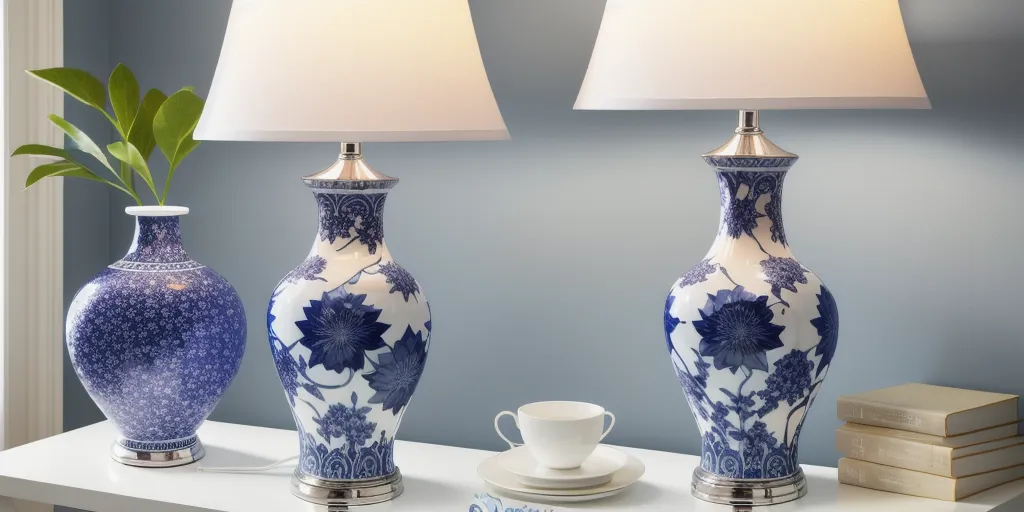 How do you finish the look of a vase-turned-lamp?