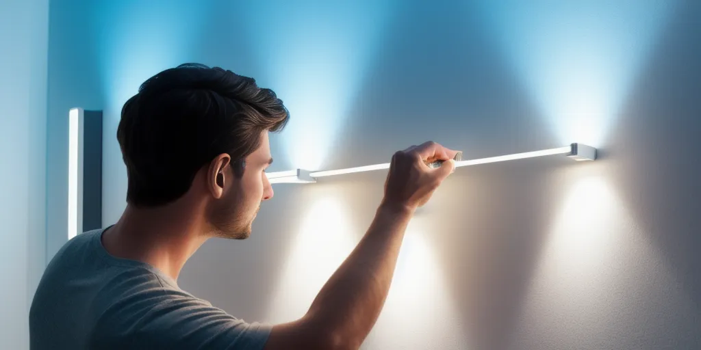 How to stick led lights on wall without adhesive? Lasting Lights