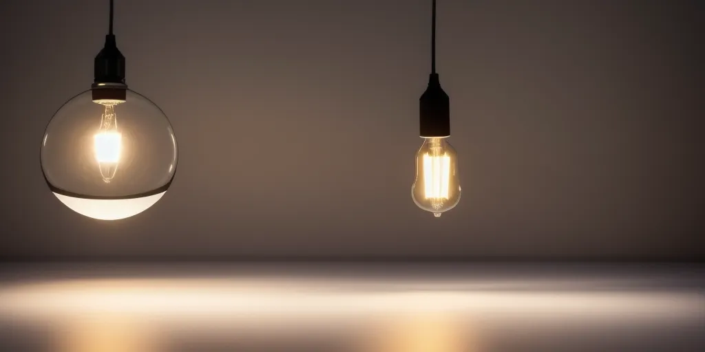 What technology enables light bulb cameras to work in low-light conditions?