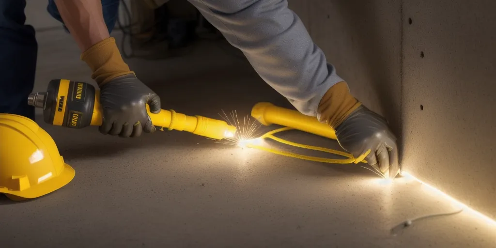How to hang string lights on concrete wall? - Lasting Lights
