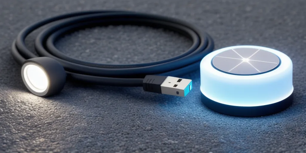 Is a usb cable an option to charge solar lights?
