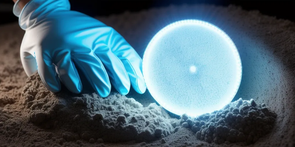 How can dirt or dust be removed from led lights?