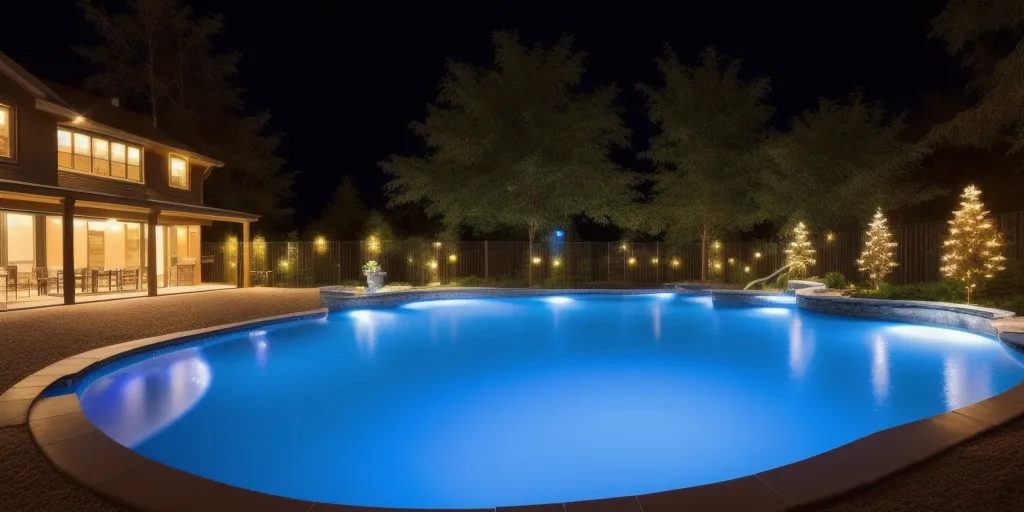 What tools are needed to hang string lights on a pool cage?