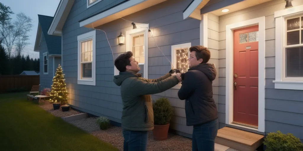 How to attach string lights to house siding? Lasting Lights