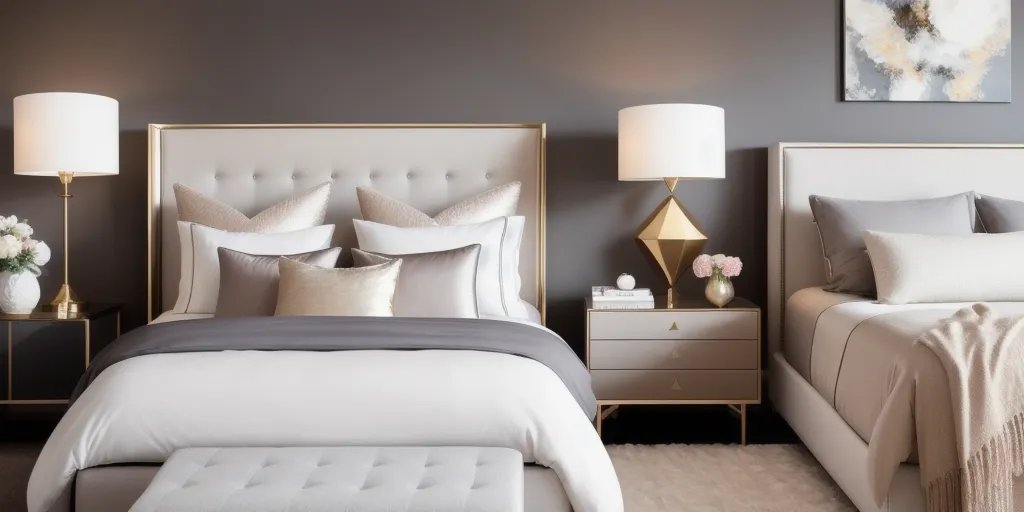 What is the ideal height for bedside lamps?