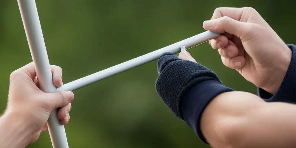 How do you attach the pole to the mounting bracket?