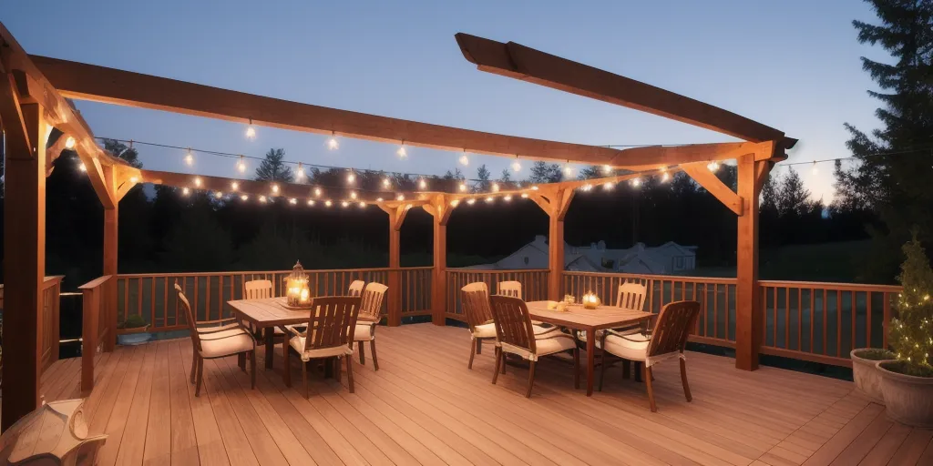 What mounting system is compatible with string lights?