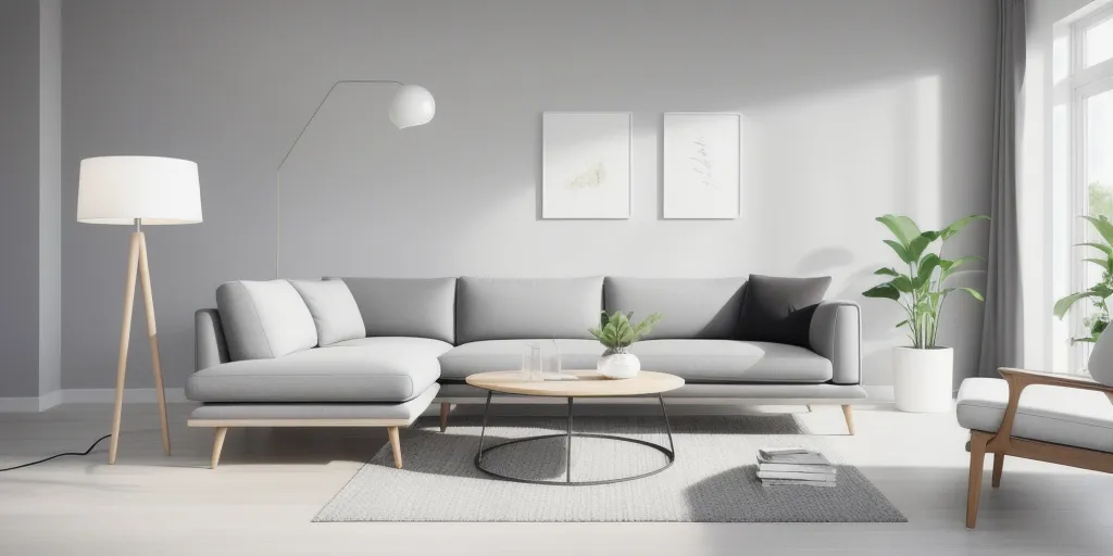What wattage should be used with gray walls?