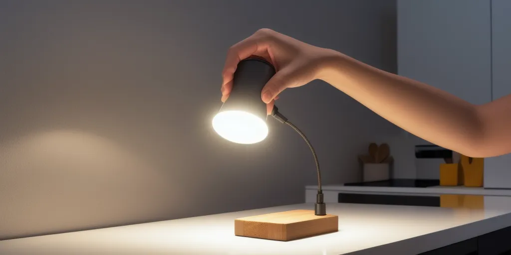 What steps are needed to change track light bulbs?