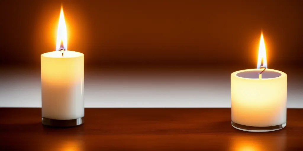 What is the lumens range of a candle?
