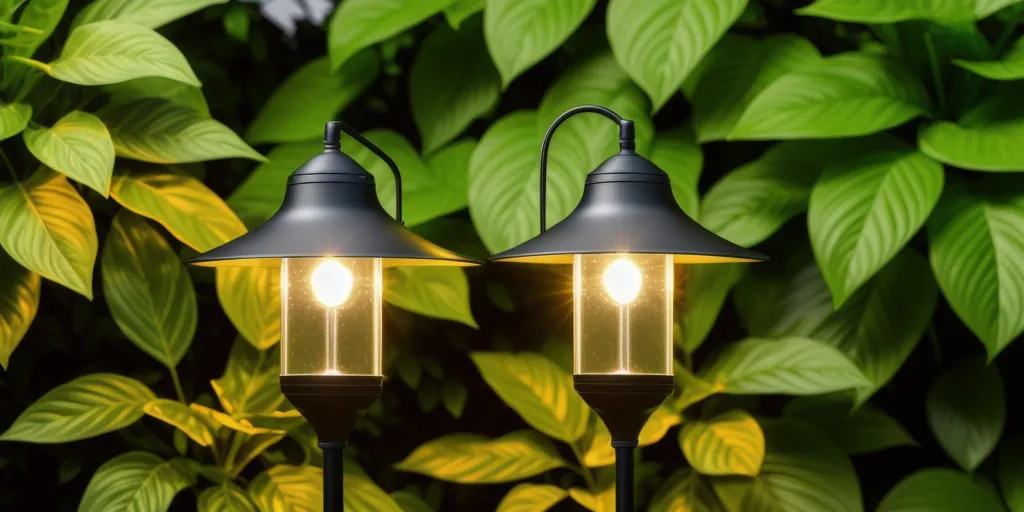What type of battery is used in solar lights?