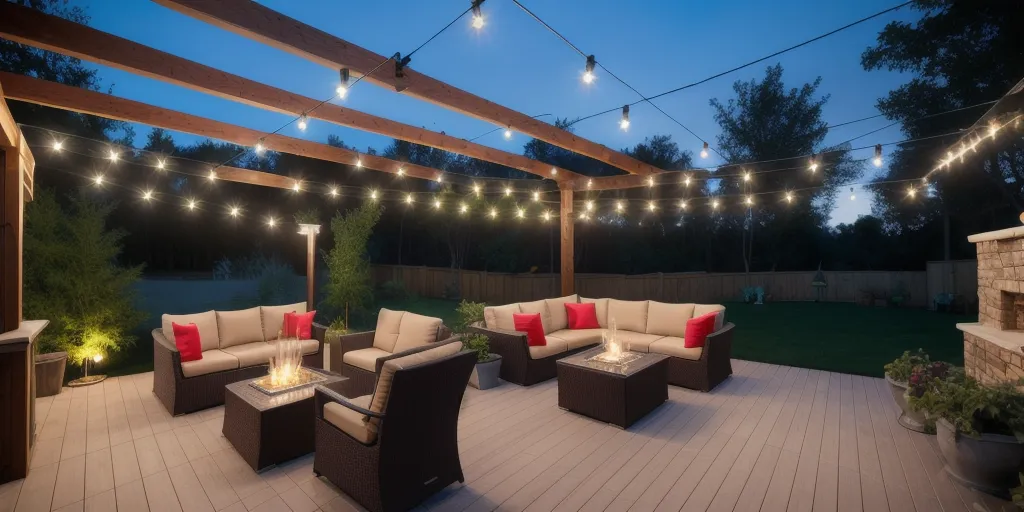 How to hang outdoor string lights without trees? - Lasting Lights