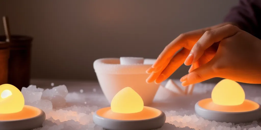 Can i use soap and water to clean a salt lamp?