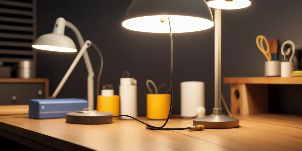 What materials are needed to make a floor lamp?