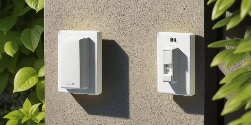 How does the on/off switch protect solar lights?