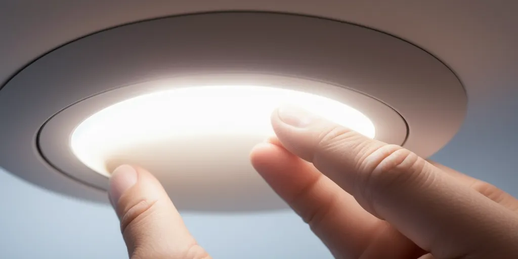 How do i remove the cover of a recessed light?