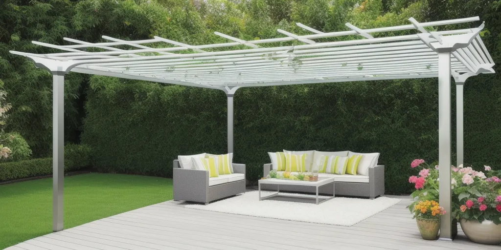 How do i secure string lights to an aluminum pergola?
