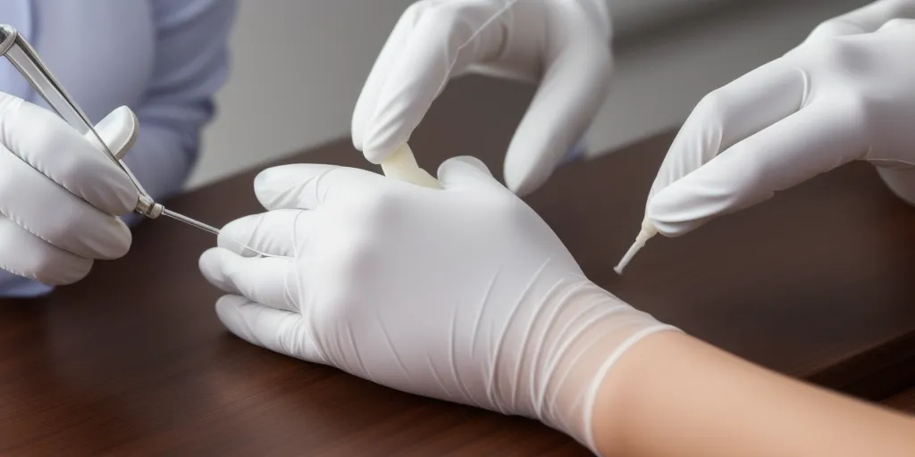 What safety precautions should be taken when fixing a candle?