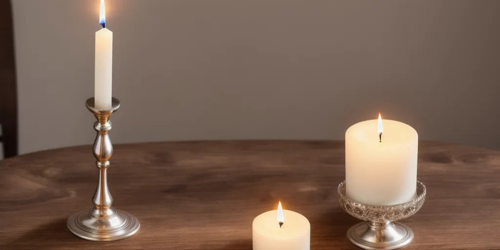 What is the purpose of a pillar candle?
