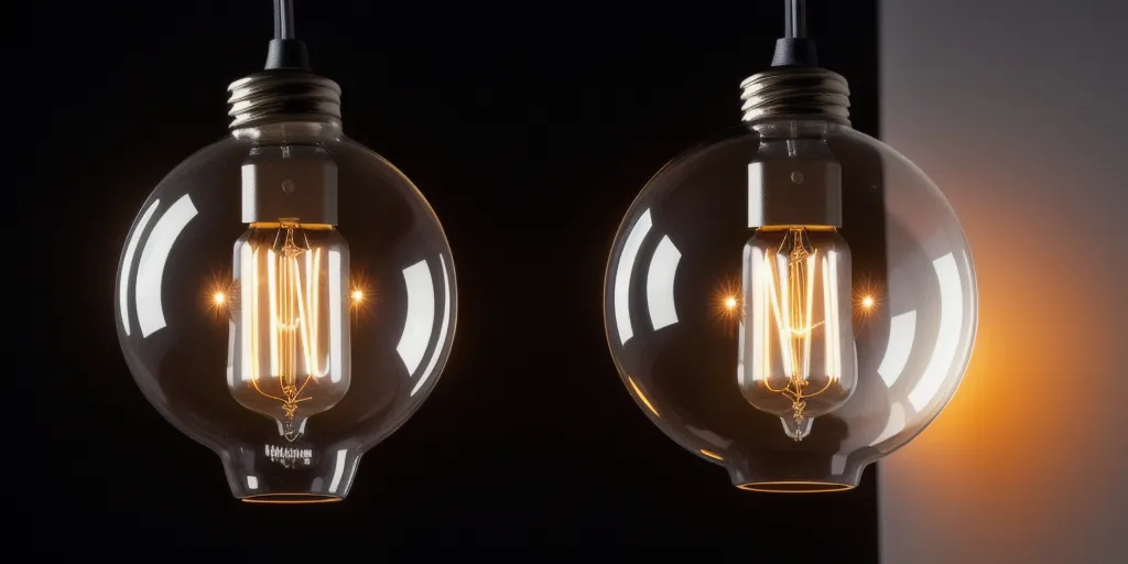 What is the gas mixture in a light bulb?