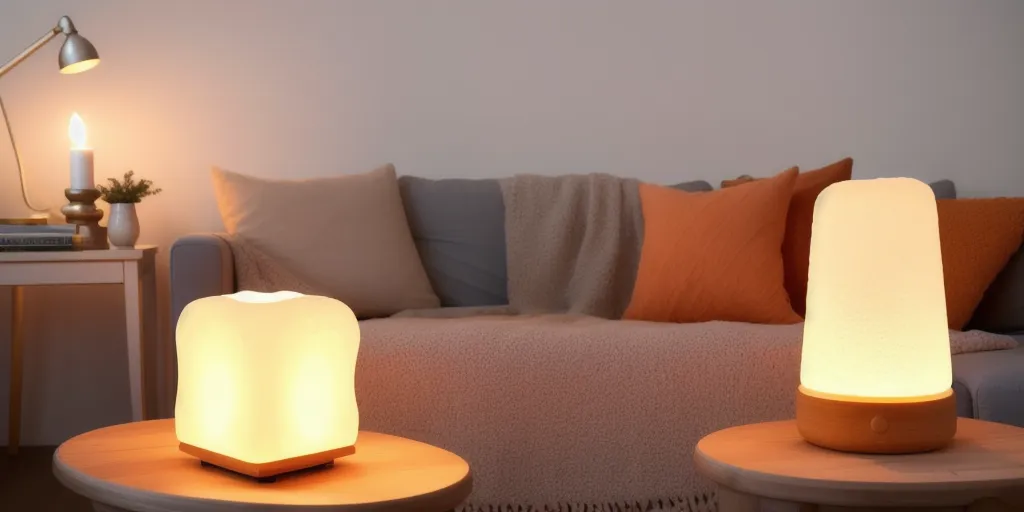 How can a salt lamp improve home decor?