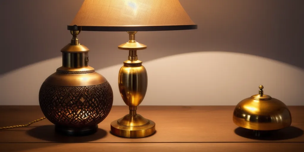 What materials are needed to light an oil lamp?