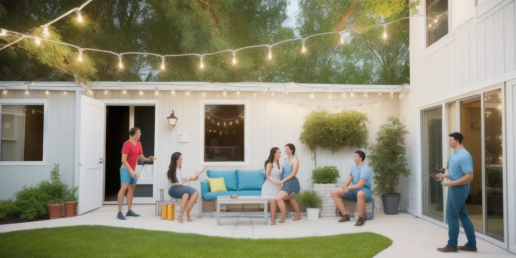 How to hang string lights on cinder block wall? Lasting Lights