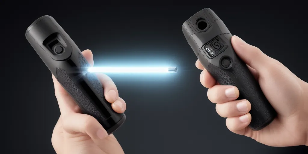 Where is the charging port on a stun gun flashlight?