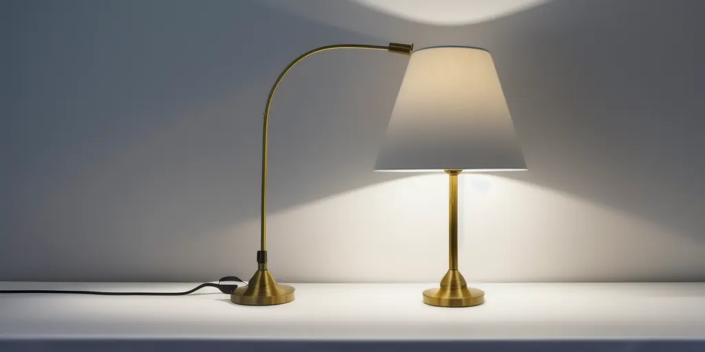 What supplies are needed to clean a brass lamp?