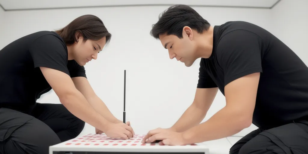 How do you measure and mark spots for clips?