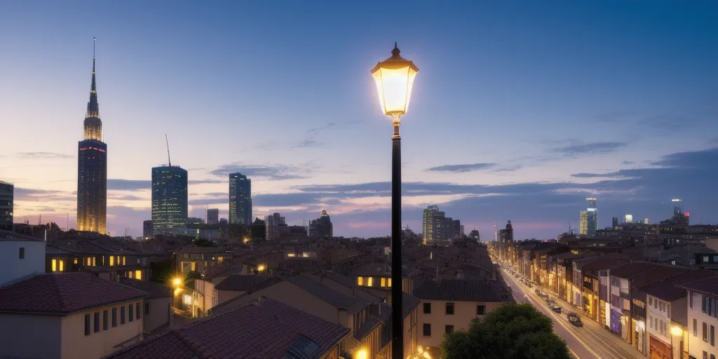 How high can a lamp post be?