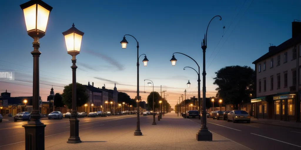 How do wattage and purpose affect lamp post height?